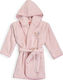 Nef-Nef Homeware Kids Hooded Bathrobe Liberty Pink