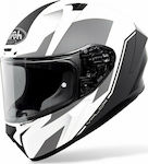 Airoh Valor Wings White Matt Motorradhelm Volles Gesicht ECE 22.05 1400gr AIR000KRA239