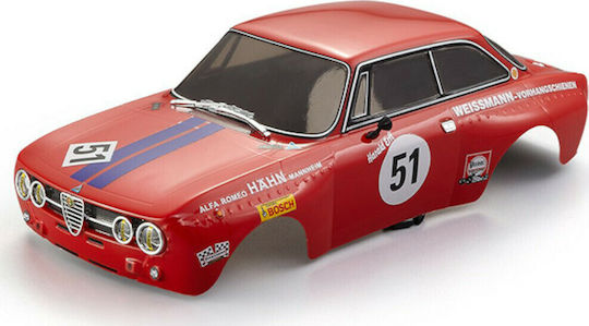 Killerbody (RC) Alfa Romeo GTAm Body Red 195mm RTU all-in