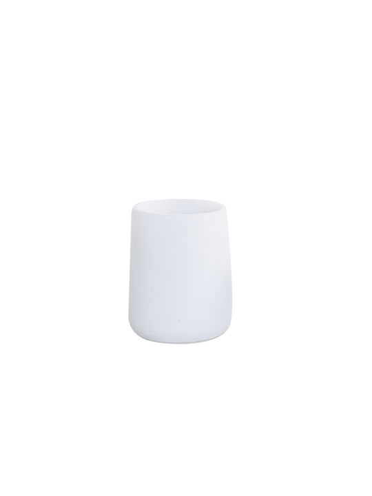 Nef-Nef Bright Resin Cup Holder Countertop White White