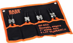 Bass Polska Sicherungsringzange Set 7" Sicherungsringzangen Länge 177,8mm 4Stücke 6337