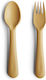 Mushie Βρεφικό Σετ με Πιρούνι Fork & Spoon από ...