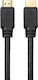 Powertech HDMI 1.4 High Speed 1080p 120Hz Cable HDMI male - HDMI male 10m Μαύρο