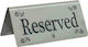 Novatex Ταμπελάκι "Reserved"