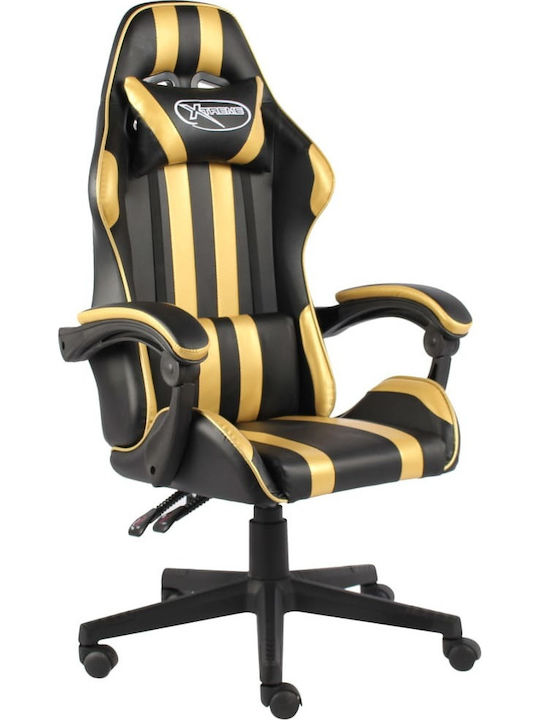 vidaXL Racing Καρέκλα Gaming Δερματίνης Black/G...