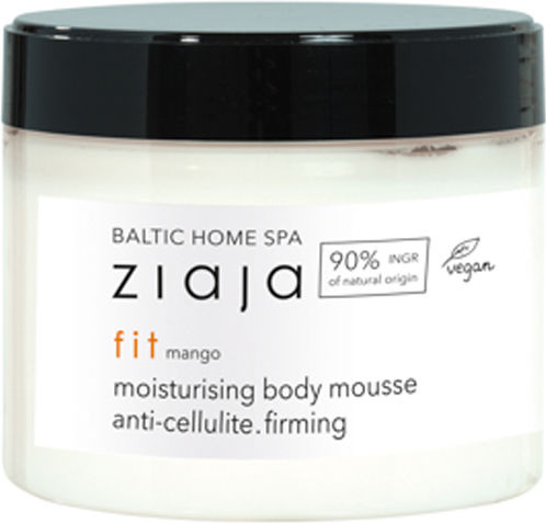 Ziaja Baltic Home Spa Fit Mango Moisturizing Mousse Body with Hyaluronic Acid for All Skin Types 300ml