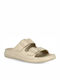 Flip Flops in Sandal Style in Beige Colour