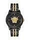 Versace Uhr Batterie mit Metallarmband