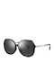 Bolon Ambroise Damen Sonnenbrille mit Schwarz Kunststoff Gestell und Schwarz Linse BL5029B11