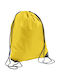 Sol's Unisex Τσάντα Πλάτης Γυμναστηρίου Κίτρινη