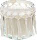 Atmosphera Scented Candle Jar with Scent Terre Pockwood White 12x12cm 1pcs