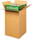 Triple Wall Packaging Box W23xD23xH35cm for Teneké