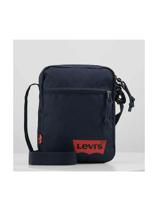 Levi's Ανδρική Τσάντα Ώμου / Χιαστί σε Μπλε χρώμα
