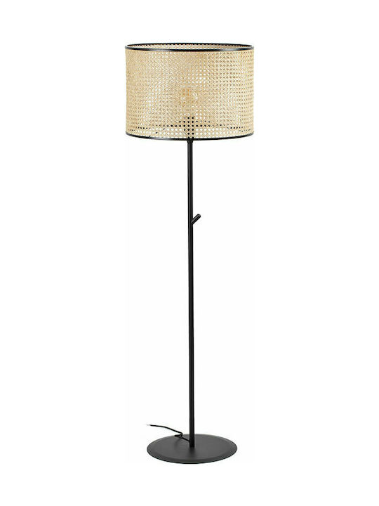 Faro Barcelona Mambo Floor Lamp H154xW45cm. with Socket for Bulb E27 Black