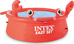 Intex Easy Set Happy Crab Copil Piscină Gonflabilă 183x183x51buc