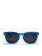 Chpo Bodhi Men's Sunglasses with Blue Plastic Frame and Black Polarized Lens 16131SG