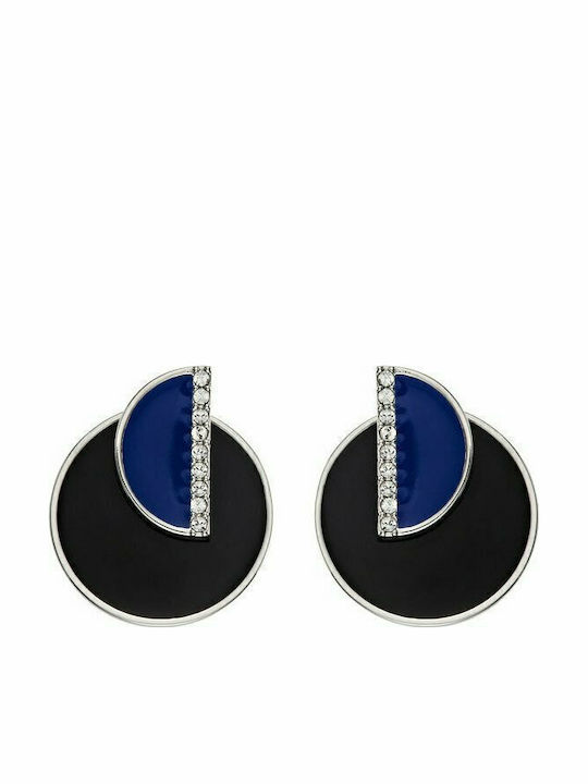 Karl Lagerfeld Color Block Earrings made of Ste...