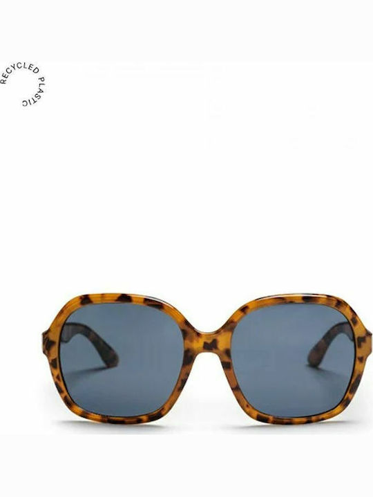 Chpo Gucc Unisex Sunglasses with Brown Tartaruga Plastic Frame 16132OA