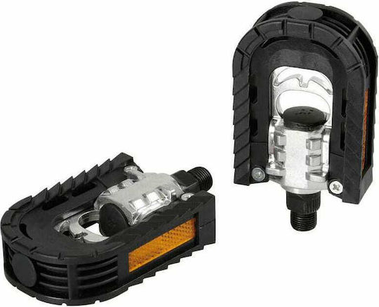 Lampa Ped11 Flat Bicycle Pedals Black