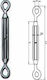Wasi Tensioner Boat Deck Stainless Steel Rope with Hooks