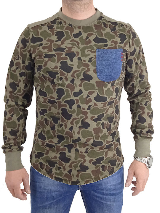 Men's long sleeve camouflage t-shirt