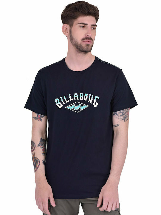 Billabong T-shirt Bărbătesc cu Mânecă Scurtă Albastru marin
