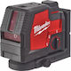 Milwaukee L4 CLLP-301C Autonivelant Linie Nivel cu laser Raza verde