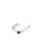 Kolossos Wandmontiert Papierhalter Inox Silber