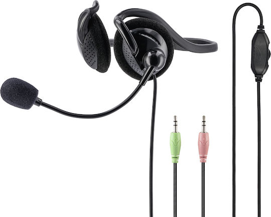HAMA 139920 NHS-P100 Stereo PC Office Headset With Neckband