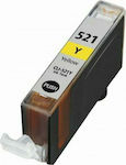 Inkjet Printer Compatible Ink Canon CLI-521Y 540 Pages 10ml Yellow