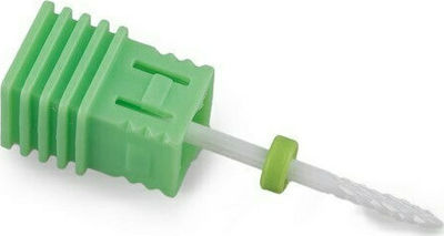 ALX Cosmetics Safety Nail Drill Ceramic Bit with Needle Head Green