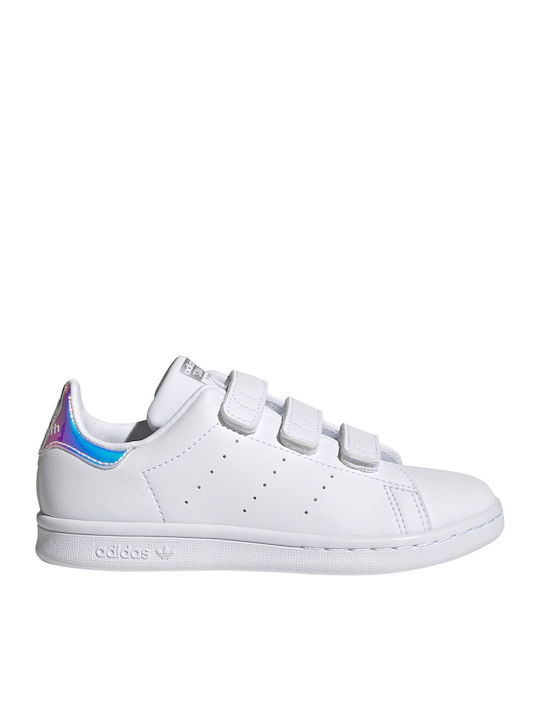 Stan Smith STAN SMITH CF C Kids Sneakers with Scratch Cloud White / Silver Metallic