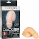 Calexotics Packer Gear Silicone Packing Penis Реалистично дилдо с тестиси Слонова кост 12.75см