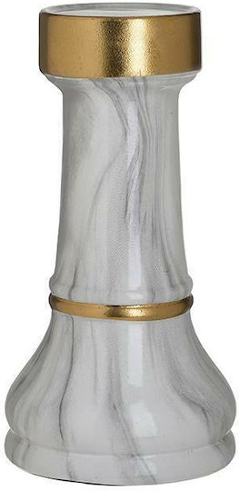 Inart Decorative Chess Piece made of Ceramic Material 10x10x19cm 1pcs