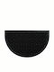 Entrance Mat Carpet with Anti-slip Backing Black 45x75cm