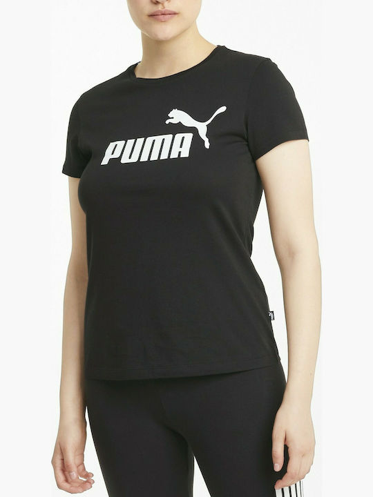 Puma Essential Damen Sport T-Shirt Schwarz
