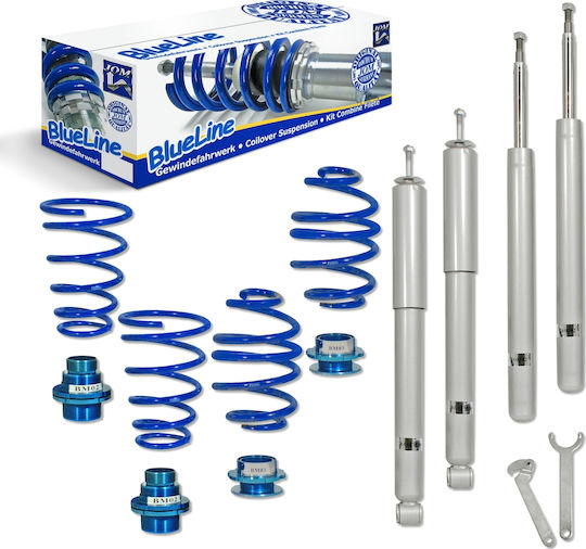JOM Blueline Σετ Αναρτήσεις 4τμχ για BMW Σειρά 3 E30 1982-1991 Ρυθμιζόμενες