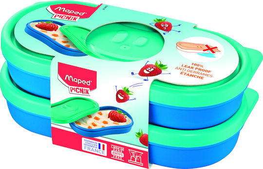 Maped Plastik Kinder Lunchset Blau 15 x 7 x 2.5Stück