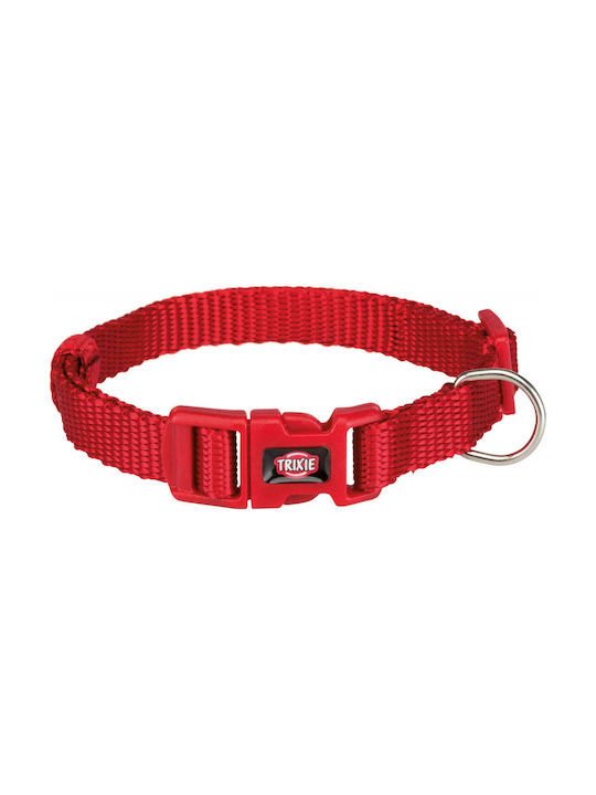 Trixie Premium Dog Collar In Red Colour Περιλαίμιο S/XS 15-25cm/10mm Small / XSmall