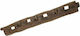 Synchronia Wall Hanger Wooden Shipwreck Brown 3 Hooks 75x7.5x10.5cm