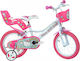 Dino Bikes Hello Kitty 2 14" Παιδικό Ποδήλατo BMX Ροζ