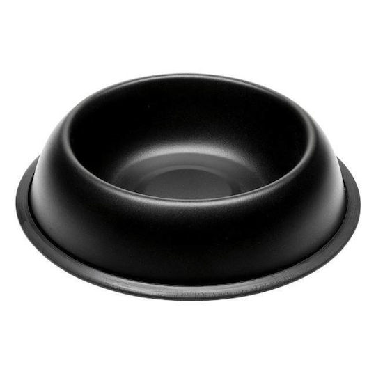 Ferplast Mira KC 80 Metalic Bol Mâncare & Apă pentru Câine & Pisică pe Bază 2.5lt 32.5cm în Culoare Negru