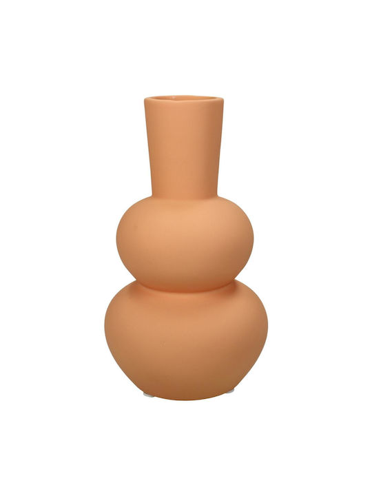 Zaros Decorative Vase Minimal Orange 10.7x10x19...