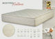 KS Kouppas Bodyfeel Biocotton Single Ergonomic Mattress Double-Sided 90x190x30cm with Independent Springs