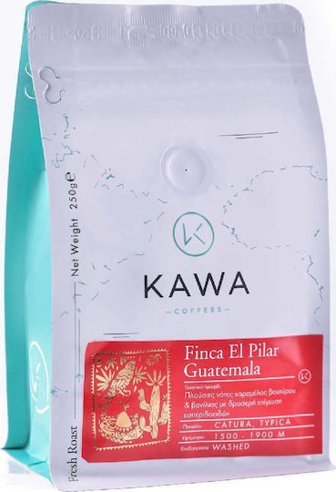 Kawacom Кафе Еспресо Арабика Гватемала Finca El Pilar Classic на Зърна 250гр