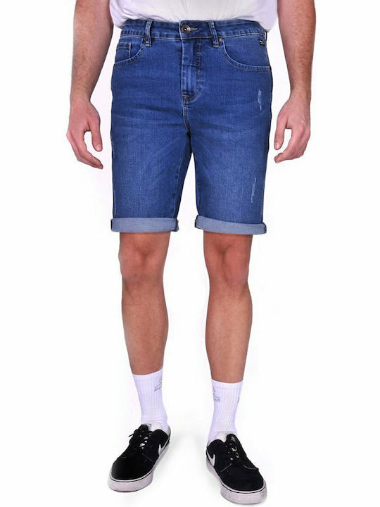 Basehit Men's Shorts Jeans Blue