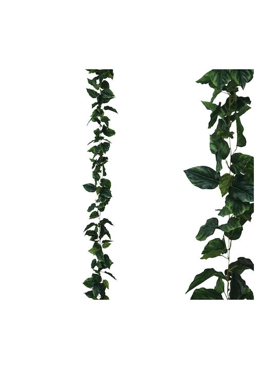 Marhome Hanging Artificial Plant Devil's Ivy Green 270cm 1pcs