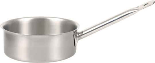 GTSA Inoxidabil Tigaie pentru sosuri Cu Capacitatea 2.8lt cu Diametru 18cm și Înălțime 11cm. fără capac