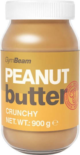 GymBeam Φυστικοβούτυρο Τραγανό 100% Peanut Butter με Έξτρα Πρωτεΐνη με Crunchy 900gr