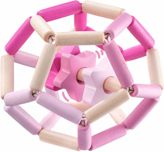 Selecta Ball Star Dance Elastic Touch Ball made of Wood with Sounds for 0++ Months
